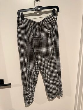 Black & White Gingham Pants